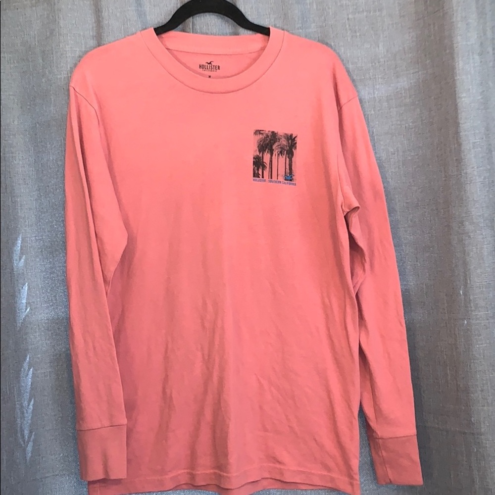 long sleeve, men’s shirt, peachy color